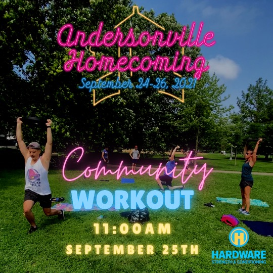 Andersonville Homecoming Community WOD!